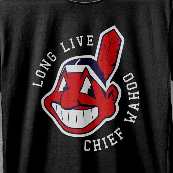Cleveland Guardians Long Live Indian Chief Baseball Team Graphic T-Shirt 166 - Picture 2 of 5